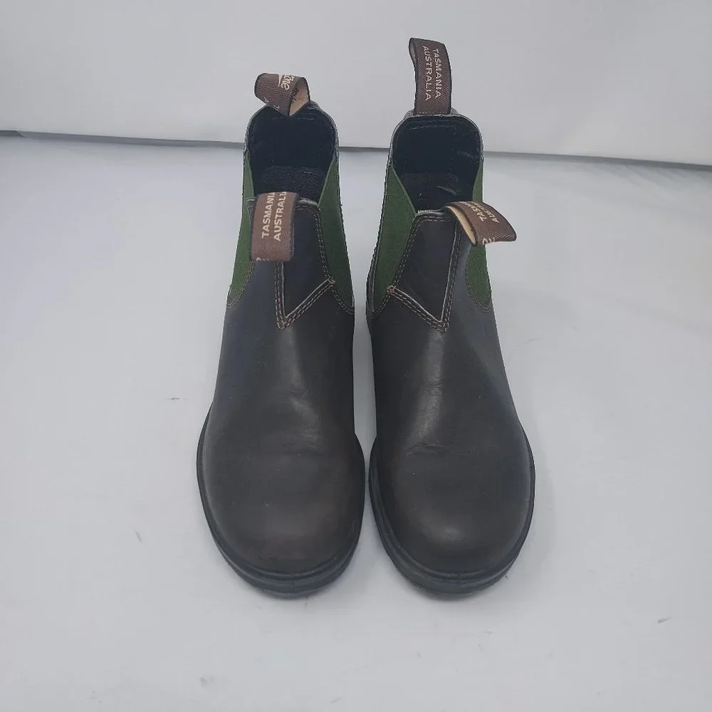 Blundstone Chelsea Brown Green Boot - Picture 6 of 7